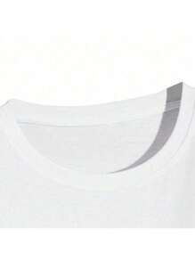 Unisex 100% Cotton Pleasure Streetwear T-Shirt New Arrival Shipping Today Plus Size - 白色 - 查看 3