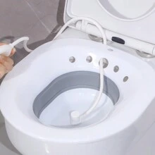 1pc Postpartum Sitz Bath Tub For Women, Toilet Bathing With Herbs, Reusable Clean Basin For Bathing And Washing Bathroom Bathroom Accessories Bathroom Tools - Multicolor - View 2