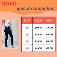 Calça Jeans Feminina Infantil Juvenil Lançamento