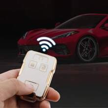 1 件钥匙扣保护套 TPU 汽车钥匙壳带钥匙扣外壳 360 度保护适用于 GMC 适用于雪佛兰 适用于 Silverado 适用于 Suburban 适用于 Tahoe 适用于 Yukon - 大鑰匙扣 - 查看 6
