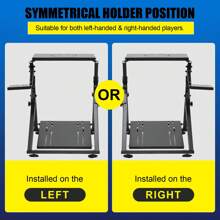 Steering Wheel Stand For G25 G27 G29 G920 Foldable Racing Wheel Stand With Adjustable Height/Angle, Driving Simulator Gaming Wheel Stand - Orange - View 6