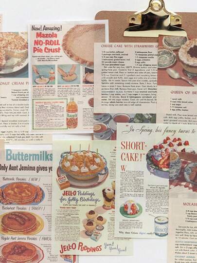 50 piezas/Paquete Papel decorativo de estilo vintage creativo para scrapbooking, 1 paquete aleatorio