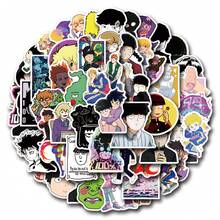 110 miếng dán Graffiti Mob Psycho 100, Graffiti hoạt hình dễ thương, Phần thưởng cho tiệc - Miếng dán sổ lưu niệm thẩm mỹ cho bình nước, máy tính xách tay, hành lý, Lựa chọn hoàn hảo để trang trí ngày lễ - Nhiều màu - Xem 1