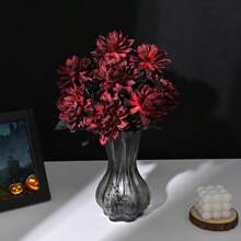 Trang trí hoa thược dược đen đỏ theo phong cách Gothic - Đạo cụ chụp ảnh - Trang trí phòng - Trang trí tiệc - Trang trí nhà - Trang trí ngày lễ - đen đỏ - Xem 2