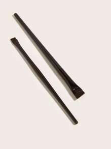 2 Stücke Ultra feine Kalligraphie Eyeliner Pinsel und ultra dünner weicher Augenbrauenpinsel, multifunktionales Make-up Werkzeug Set, Augenbrauenpinsel, Lidschattenpinsel, Wimpernbürste, Wimpernbürste