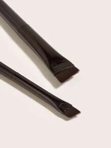 2 Stücke Ultra feine Kalligraphie Eyeliner Pinsel und ultra dünner weicher Augenbrauenpinsel, multifunktionales Make-up Werkzeug Set, Augenbrauenpinsel, Lidschattenpinsel, Wimpernbürste, Wimpernbürste