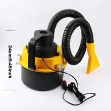 Car Multifunctional Vacuum Cleaner With Strong Suction Power, Portable Vacuum Cleaner For Wet And Dry Use, Large Capacity Tank Vacuum Cleaner, Air Suction And Inflatable Car Tool, Powerful Vacuum Cleaner For Car - Màu vàng - Xem 2