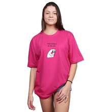 Women's T-Shirt Have Patience It Will Work Out Cotton Shirt - Màu Hồng Tươi - Xem 1