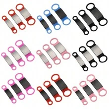 Etichetă de identificare pentru animale de companie din metal personalizată, bandă elastică pentru plăcuță cu informații personalizată