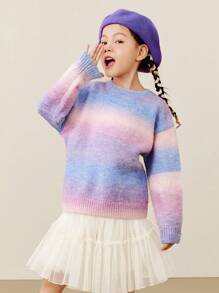 mini bala Knit Sweater For Boys And Girls Fall/Winter Warm Collection - Red - View 2