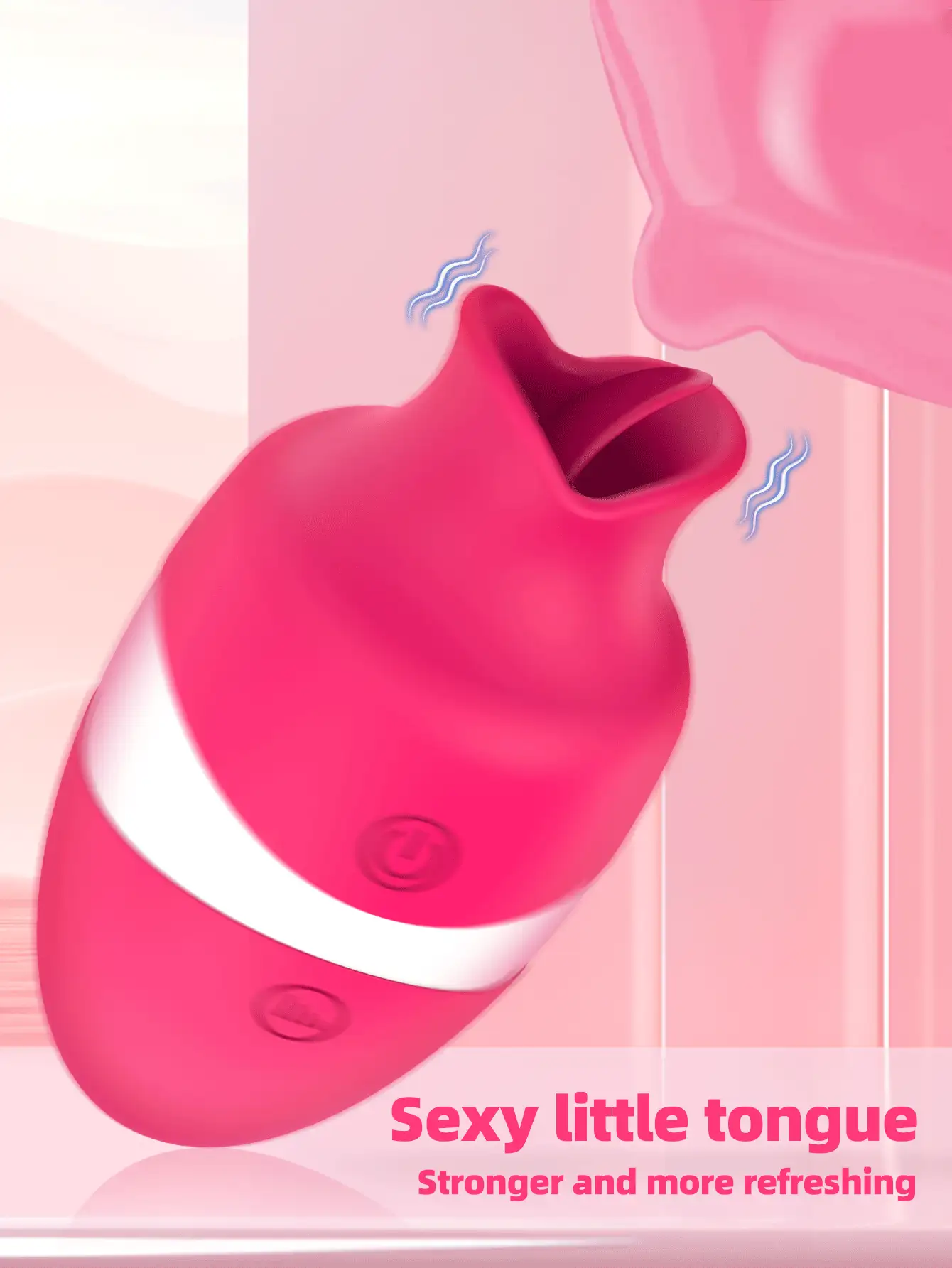 Vibrador lengüeta lamiendo, estimulador de succión del clítoris, juguete sexual de 2 en 1 para mujeres adultas, juguete sexual de laminado oral del clítoris