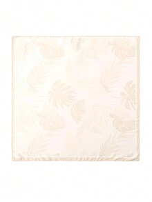 1 chiếc khăn Bandana họa tiết hoa đơn giản 90x90cm, Băng đô đa năng mới/Dây buộc tóc/Khăn quàng cổ/Phụ kiện thời trang cho phụ nữ, Mùa xuân/Thu - Nhiều màu - Xem 3