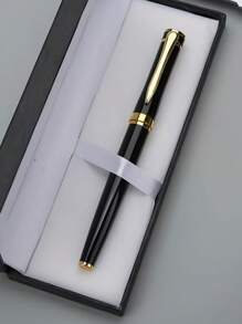 【定制】不锈钢金属商务办公圆珠笔套装带礼盒，适合日常书写、签名、节日、父亲节、感恩节、圣诞节、生日礼物、朋友、亲戚、领导、同事 - 多色 - 查看 24