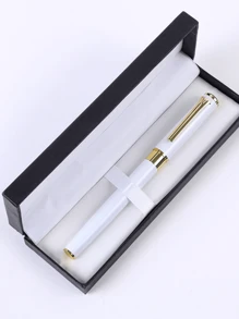 【定制】不锈钢金属商务办公圆珠笔套装带礼盒，适合日常书写、签名、节日、父亲节、感恩节、圣诞节、生日礼物、朋友、亲戚、领导、同事 - 多色 - 查看 21