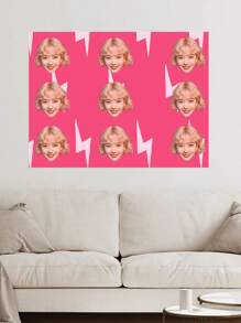 1 件定制 APT 玫瑰粉色面旗/挂毯，个性化 APT 面旗/挂毯定制室内户外旗帜/挂毯添加您自己的面单面家居室内户外旗帜，个性化圣诞礼物，母亲节/父亲节礼物，家庭礼物，生日礼物，送给朋友的礼物，送给她的礼物 - Style 1 - 查看 3