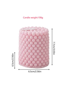 1 件手工制作的泡泡筒泡泡球蜡烛 - 大豆蜡、芳香、手工制作、摄影道具、家居装饰、母亲节、生日礼物、放松、氛围增强、房间装饰、礼物 - 彩色 - 查看 14