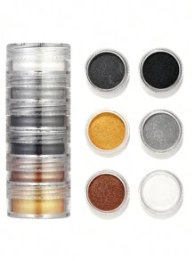 6 Colors/Set Pearlescent Powder Pigment Mica Mineral Powder For DIY Epoxy Resin Molds Dye Making Jewelry Making Resin Coloring