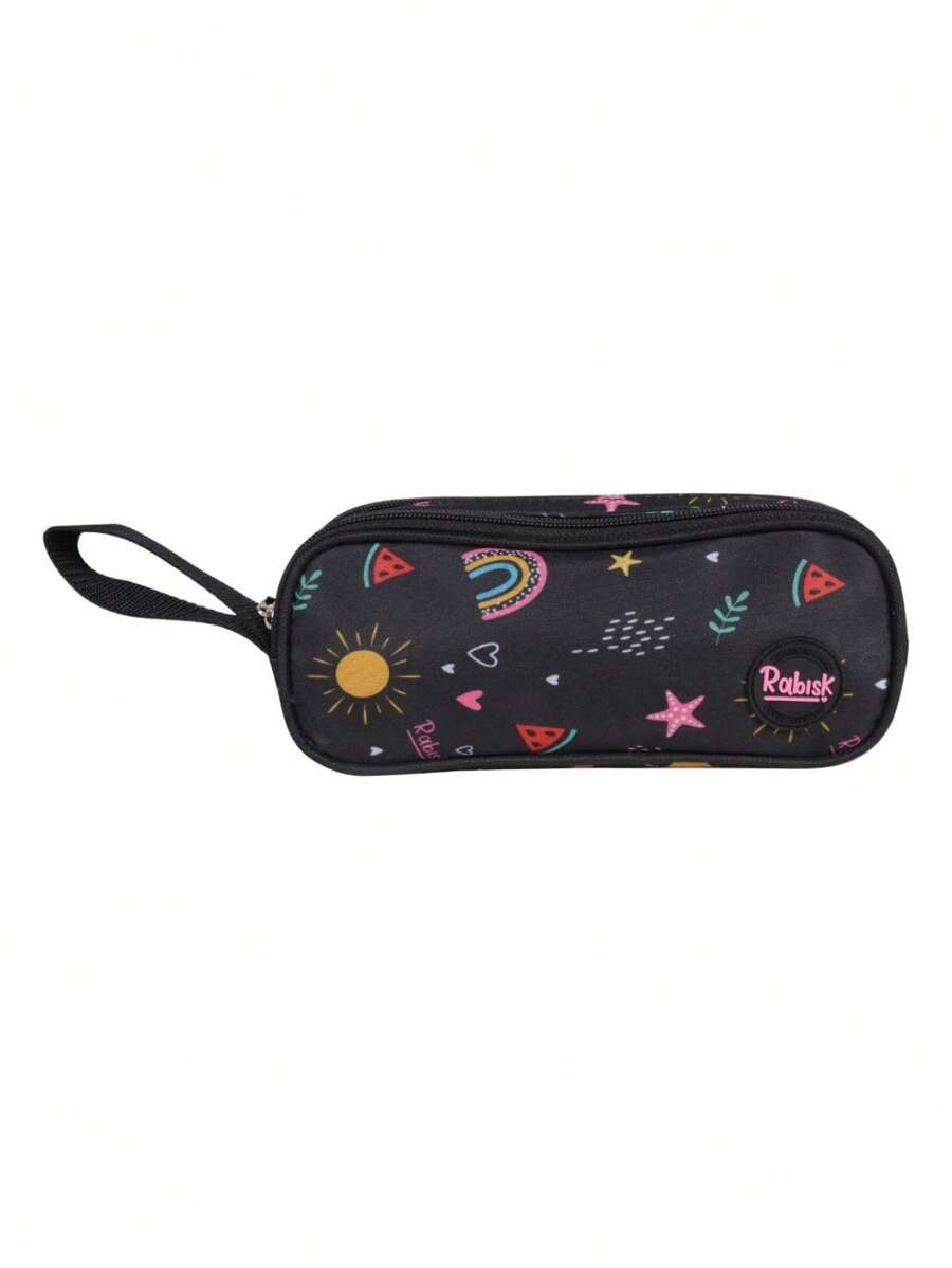 Double Waterproof Pencil Case With Rabisk Organizer - 黑色 - 查看 1