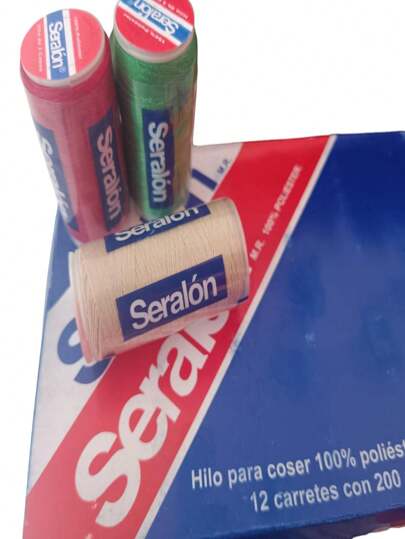 Hilo Seralon caja con 12 carretes