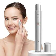 Eye Beauty Device, Eye And Facial Skin Massage Stick, Reduces Dark Circles And Eye Bags, Anti-Aging And Eye Fatigue - Bạc - Xem 4
