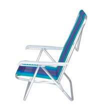 8-POSITION RECLINING ALUMINUM BEACH CHAIR - 彩色 - 查看 4