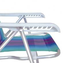 8-POSITION RECLINING ALUMINUM BEACH CHAIR - 彩色 - 查看 7