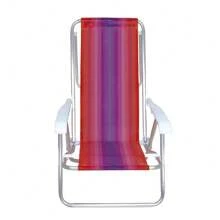 8-POSITION RECLINING ALUMINUM BEACH CHAIR - 彩色 - 查看 3