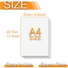 20 Sheets DTF Transfer Film Paper A4 Thick Clear Pretreat Sheets, PET Heat Transfer Paper For Inkjet Printer DTG Printer Direct Print On T Shirts Textile - A4 - View 2