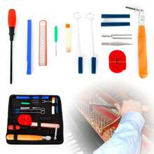 YUNRUX Juego de teclas de afinación para piano, martillo de afinación, accesorios y bolsa. - A - Ver 2