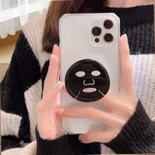 1 Piece Facial Mask Air Bag Holder Acrylic Transparent Ins Girls Desktop Telescopic Folding Mobile Phone Case Patch Mobile Phone Holder - Multicolor - View 3
