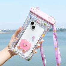 Durcord 1Pc Holographic Chống Rơi Không Thấm Nước Màn Hình Cảm Ứng Trong Suốt Túi Điện Thoại Thể Thao Dưới Nước Dễ Thương Hoạt Hình Vỏ Điện Thoại Màn Hình Cảm Ứng - Nhiều màu - Xem 9