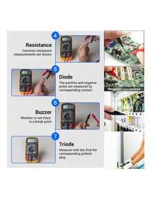 Electric Soldering Iron Kit With Tools, Tips, Multimeter - 5 Soldering Irons - Blue - View 8