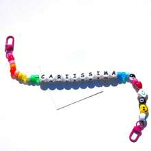 Llavero personalizado con nombre, cadena para bolso, cadena para gorra, colgante personalizado, regalo hecho a mano único