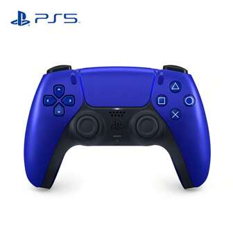 Sony PS5 DualSense Wireless Controller, Adaptive Triggers, Haptic Feedback, Multi-Device Connection, Official Version, Cosmic Blue