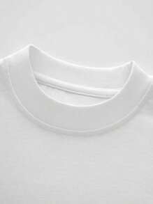PAYEAH 1 Pcs 100% Cotton Printed T Shirt Screen Print Shirt Creatures  220g Heavy Cotton T Shirt - 白色 - 查看 5