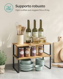 SONGMICS Spice Racks - Beige - Übersicht 3