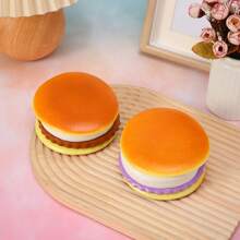 柔软减压玩具，慢回弹，逼真的食物展示，蛋糕铜锣烧甜点 - Squishy甜點 - 查看 3