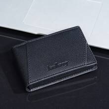 2025 Black Card Holder Case Short Wallet Men Credit Passport Card ID Bag Girls Unisex Coin Wallet Purse Male Female Gift Short Wallet Spring Summer Purse For Men Wallet Mini Wallet Purse Wallet Card Wallet - Black - View 10