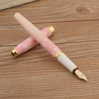1pc Pink Metal Sakura Flower Ballpoint Pen, Office & School Supplies (Brand New Without Ink) Back To School