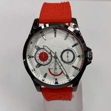 RELOJ ANALOGICO PARA CABALELRO RELOJ MANECILLA PARA HOMBRE - Rojo - Ver 1