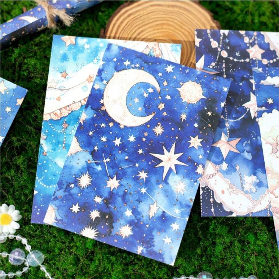 30 张/包童话主题剪贴簿/日记本纸，梦幻般的背景装饰 - 彩色 - 查看 1