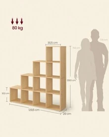 VASAGLE Storage Rack - Wielbłąd - Zobacz 5