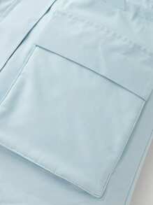 mini bala Girls' Heat-Retaining Thick Down Jacket Warm Winter New Collection - Blue - View 8