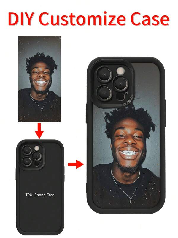 1 pieza Funda de teléfono negra y sexy personalizada con diseño africano americano compatible con iPhone 16 Pro Max/16 Plus, S25 Ultra/S25 Plus/S25, Redmi y otros modelos. Funda de teléfono elegante, colorida, linda, sobria y a juego para parejas, para aniversarios y cumpleaños.