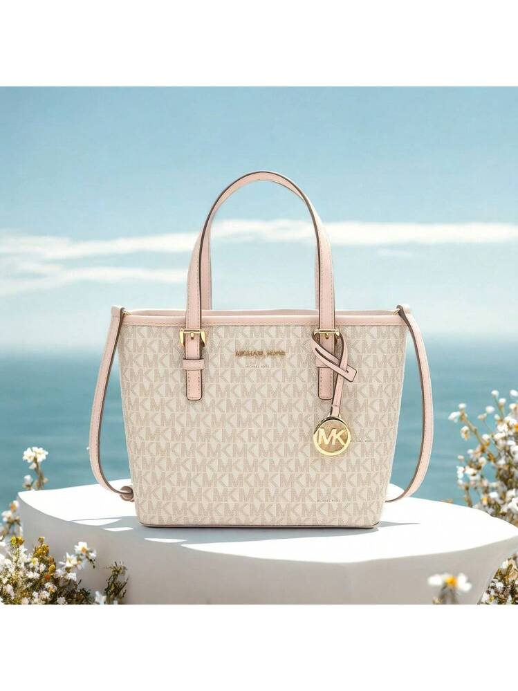 Michael Kors Women Jet Set Travel Xs Cryl Conv Tz Tote Bag Single