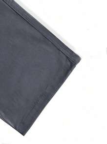 1pc Tween Girls' Fashionable Solid Color Casual Loose Cargo Pants With Multiple Pockets, Spring/Autumn - Grey - View 6