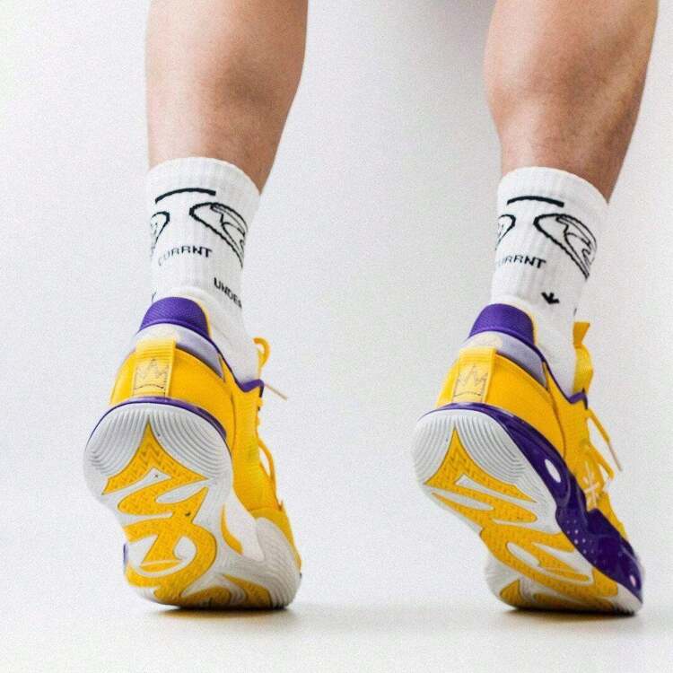 LI-NING Zapatillas de baloncesto WADE ALLCITY 12 para hombre, deportes profesionales ABAU015 Tienda oficial legítima - amarillo brillante - Añade 6