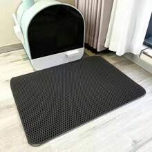 Double-Layer Honeycomb Design Cat Litter Mat, Non-Slip And Washable, Suitable For Pet Toilets And Litter Boxes - Multicolor - View 17
