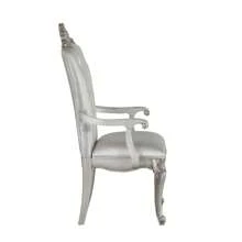 Cream And Golden Ivory Tufted Arm Chairs Set Of 2 - 奶油如圖 - 查看 4