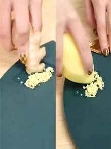 30cm Antibacterial Mildew Proof Cutting Board With Standing Stand For Kitchen - 綠色 - 查看 3